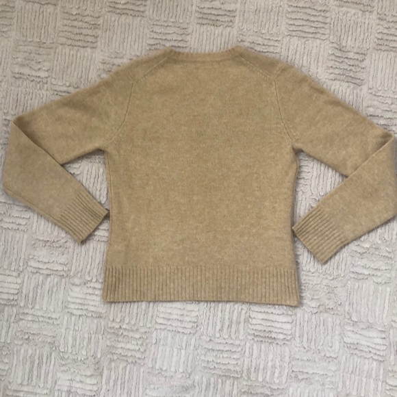 J. Crew 100% Lambs Wool v-neck sweater Size S - Picture 5 of 12